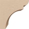 Ekena Millwork 4"W x 4"D x 4"H Wide Yorktown Rough Cedar Woodgrain TimberThane Corbel, Primed Tan CORUR04X04X04YORRCPR - alternate 2